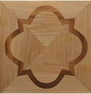Parquet massif - BAROK - BOHEMIAN WORKS - avec incrustations / laqué / huilé