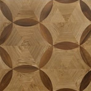 Parquet massif - MELA - BOHEMIAN WORKS - avec incrustations / laqué / huilé