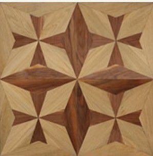 Parquet massif - TEMPLE - BOHEMIAN WORKS - avec incrustations / laqué / huilé