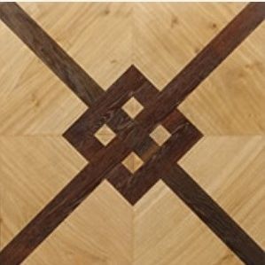 Parquet contrecollé - VERTEX - BOHEMIAN WORKS - massif / avec incrustations / laqué