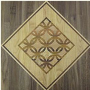 Parquet contrecollé - BOHEMIAN WORKS - massif / avec incrustations / laqué