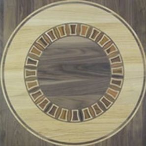 Parquet contrecollé - BOHEMIAN WORKS - massif / avec incrustations / laqué