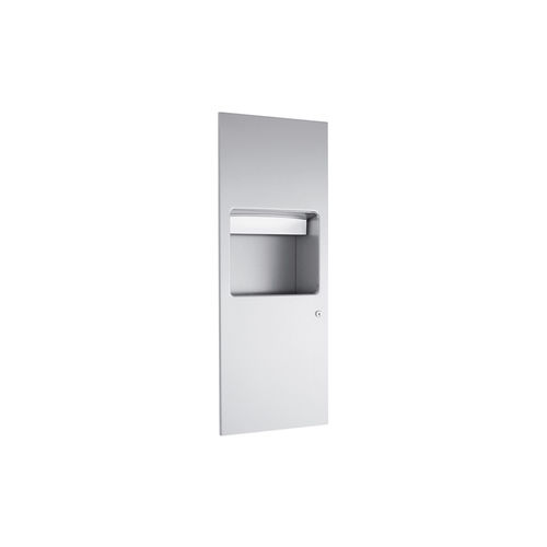 Unité combinée distributeur d'essuie-mains - WP612 - ERNST WAGNER GmbH & Co. KG - poubelle / encastrable / en inox