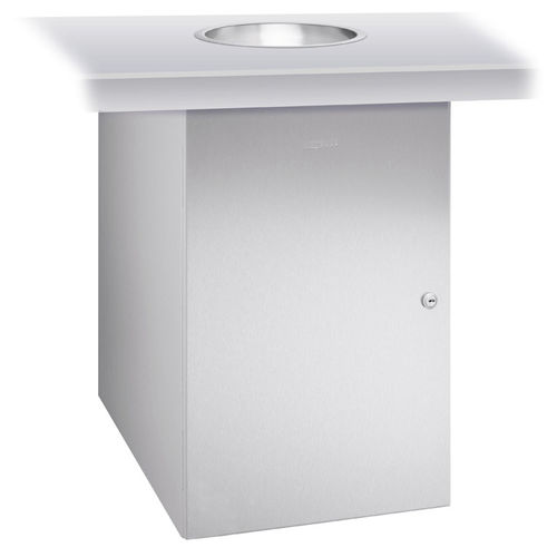 Poubelle hygiénique - WP198 - ERNST WAGNER GmbH & Co. KG - sous plan / en inox / d'intérieur