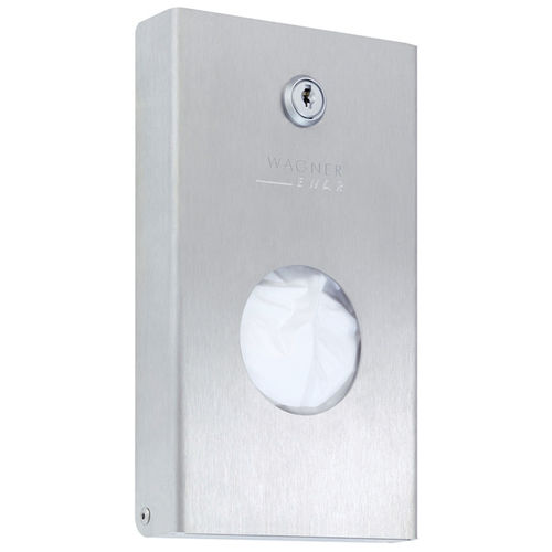 Distributeur de sachets hygiéniques mural - WP156-1 - ERNST WAGNER GmbH & Co. KG - en inox / professionnel