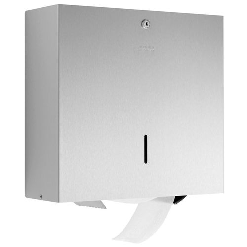 Distributeur de papier toilette mural - WP163 - ERNST WAGNER GmbH & Co. KG - en acier inoxydable / poli / satiné