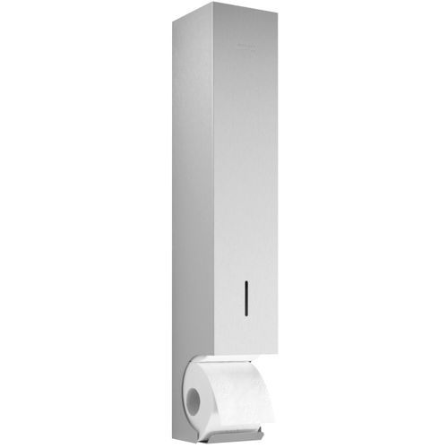 Distributeur de papier toilette mural - WP168 - ERNST WAGNER GmbH & Co. KG - en acier inoxydable / poli / satiné