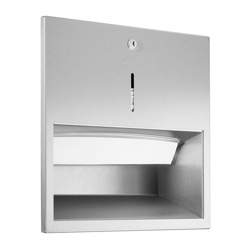 Distributeur d'essuie-mains encastrable - WP114 - ERNST WAGNER GmbH & Co. KG - en inox / professionnel