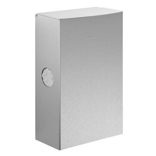 Poubelle hygiénique - WP177-1 - ERNST WAGNER GmbH & Co. KG - murale / en inox / avec couvercle