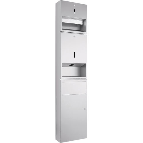 Unité combinée distributeur d'essuie-mains - WP510E - ERNST WAGNER GmbH & Co. KG - poubelle / distributeur de savon / murale