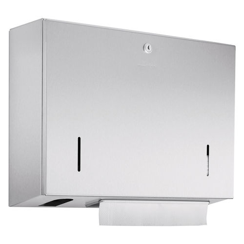 Unité combinée distributeur d'essuie-mains - WP550E - ERNST WAGNER GmbH & Co. KG - distributeur de savon / murale / en acier inoxydable