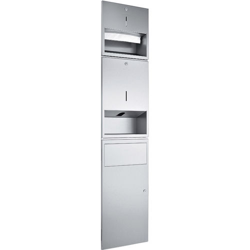 Unité combinée distributeur d'essuie-mains - WP500E - ERNST WAGNER GmbH & Co. KG - poubelle / distributeur de savon / encastrable