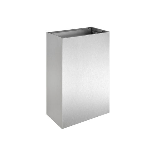Poubelle murale - WH15 - ERNST WAGNER GmbH & Co. KG - suspendue / en acier inoxydable / sans couvercle