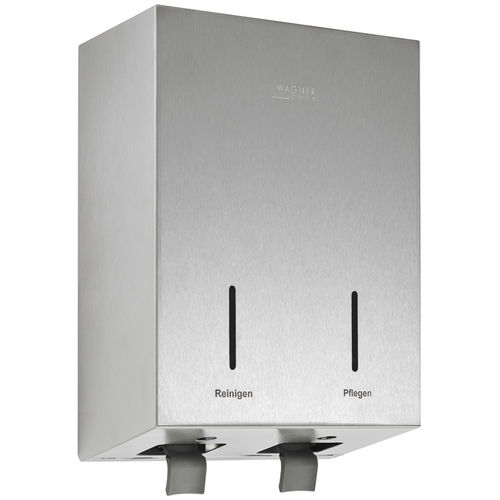 Distributeur de savon professionnel - WP585 - ERNST WAGNER GmbH & Co. KG - mural / en acier inoxydable / manuel