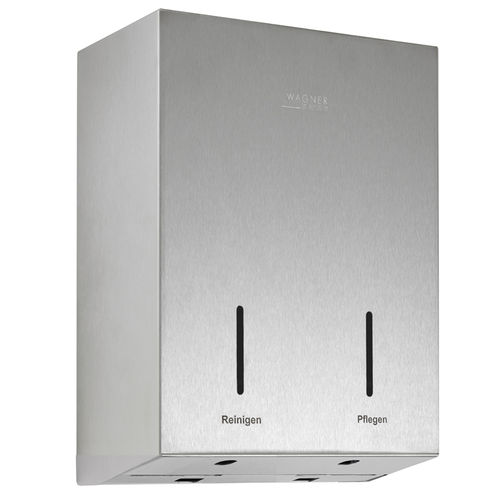 Distributeur de savon professionnel - WP585E - ERNST WAGNER GmbH & Co. KG - mural / en acier inoxydable / électronique