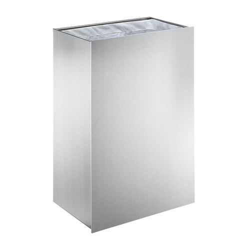 Poubelle pour sanitaire - LN183 - ERNST WAGNER GmbH & Co. KG - murale / en acier à revêtement par poudre / en acier inoxydable brossé