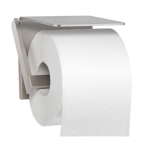 Porte-rouleau WC mural - AC755 - ERNST WAGNER GmbH & Co. KG - en inox / blanc / professionnel