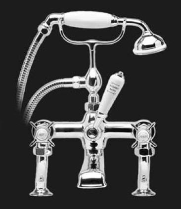 Mélangeur pour baignoire - WB1820C - Windsor Bathroom Company - à poser / en nickel / en métal chromé