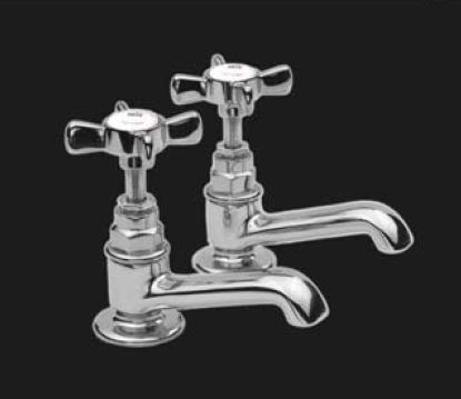 Mélangeur de vasque - HS1322C - Windsor Bathroom Company - à poser / en nickel / en métal chromé