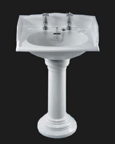 Vasque sur pied - WE2 WE3P - Windsor Bathroom Company - en céramique / rectangulaire / de style