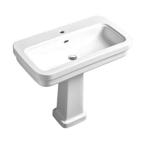 Vasque sur pied - EVO12 EVO03 - Windsor Bathroom Company - en céramique / rectangulaire / Art Déco