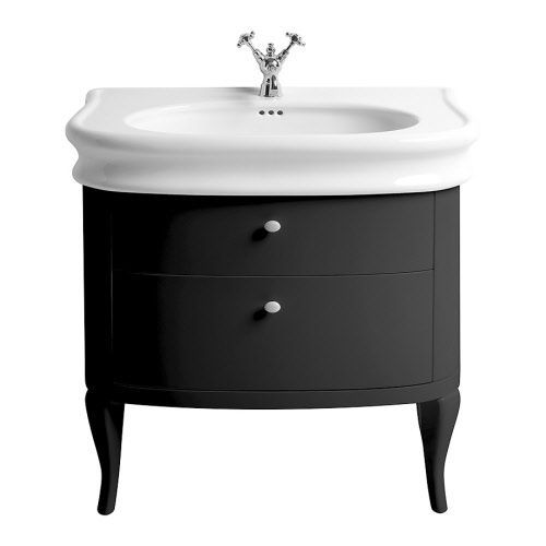 Meuble vasque à poser - LAM90Z - Windsor Bathroom Company - en bois massif / en céramique / de style