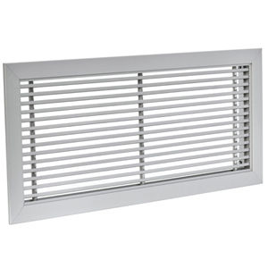 Grille de ventilation en acier galvanisé - LAF - BROFER SRL - en aluminium anodisé / rectangulaire / pour le soufflage et la reprise d'air