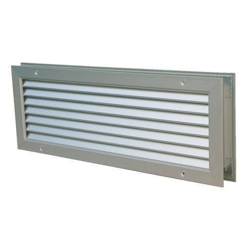 Grille de ventilation en aluminium anodisé - GTA - BROFER SRL - rectangulaire / pour le soufflage et la reprise d'air