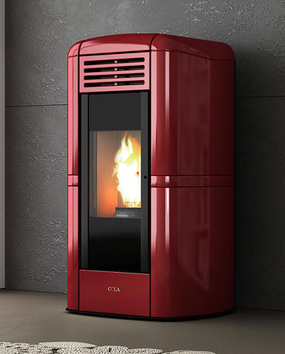 Poêle à granulés - CHARME DUCTABLE - COLA GF WÄRMETECHNIK - 0 - 5 kW / 10 kW - 20 kW / contemporain