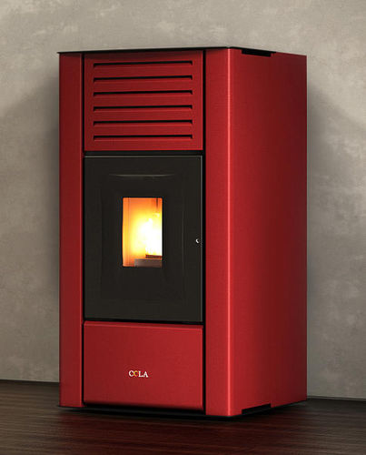 Poêle chaudière à granulés - PETIT - COLA GF WÄRMETECHNIK - contemporain / en acier / en fonte