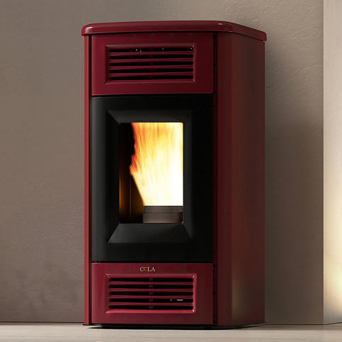 Poêle chaudière à granulés - TERMO PERLA PLUS - COLA GF WÄRMETECHNIK - contemporain / en acier / en fonte
