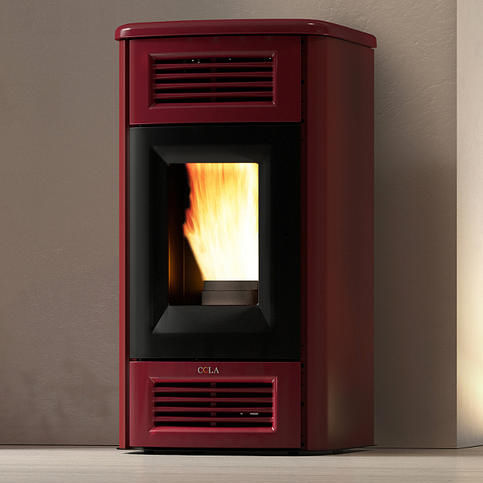 Poêle chaudière à granulés - TERMO PERLA LUX - COLA GF WÄRMETECHNIK - contemporain / en acier / en fonte