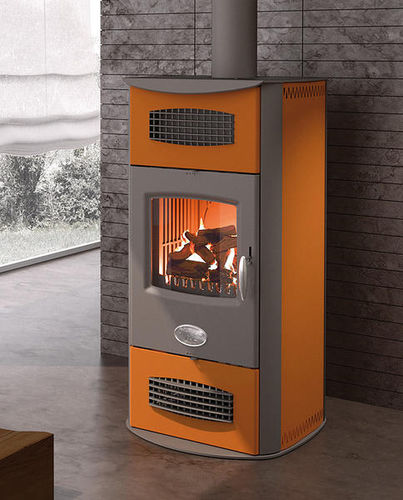 Poêle à bois - BEA  - COLA GF WÄRMETECHNIK - 10 kW - 20 kW / contemporain / en acier