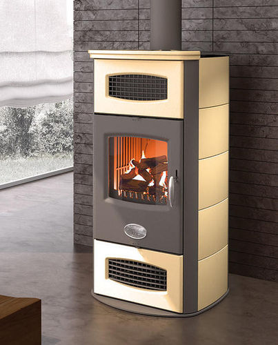 Poêle à bois - BEA - COLA GF WÄRMETECHNIK - 10 kW - 20 kW / contemporain / en inox