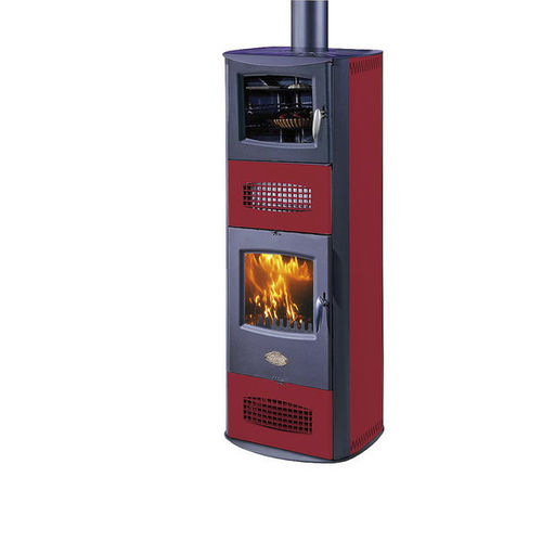 Poêle chaudière à bois - TERMO BEA - COLA GF WÄRMETECHNIK - contemporain / en acier / avec four