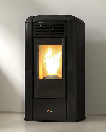 Poêle à granulés - CHARME - COLA GF WÄRMETECHNIK - contemporain / en acier / en fonte