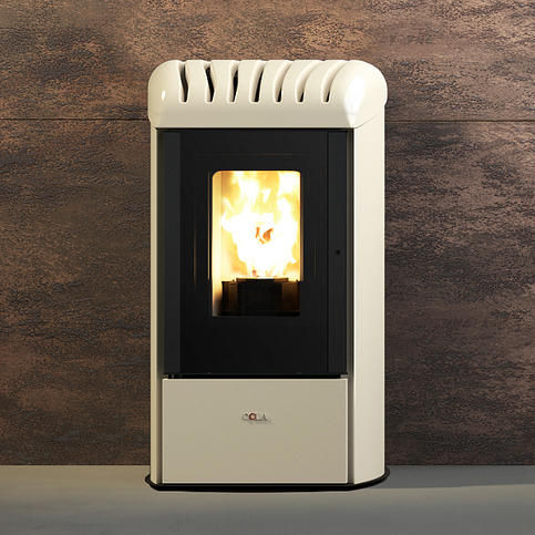Poêle à granulés - EASY CRONO HR  - COLA GF WÄRMETECHNIK - contemporain / en acier / en fonte