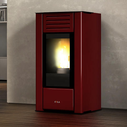 Poêle chaudière à granulés - TERMO PERLA - COLA GF WÄRMETECHNIK - contemporain / en acier / en fonte