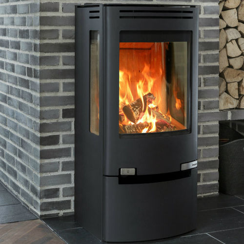 Poêle à bois - 7.2 - ADURO A/S - 7 kW / à 3 faces / contemporain