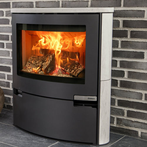 Poêle à bois - 15SK LIMESTONE - ADURO A/S - 5 kW - 10 kW / contemporain / en acier