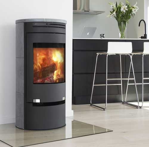 Poêle à bois - 1.1SK - ADURO A/S - 6 kW / contemporain / en acier