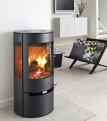 Poêle à bois - 9 AIR - ADURO A/S - 6 kW / à 3 faces / contemporain