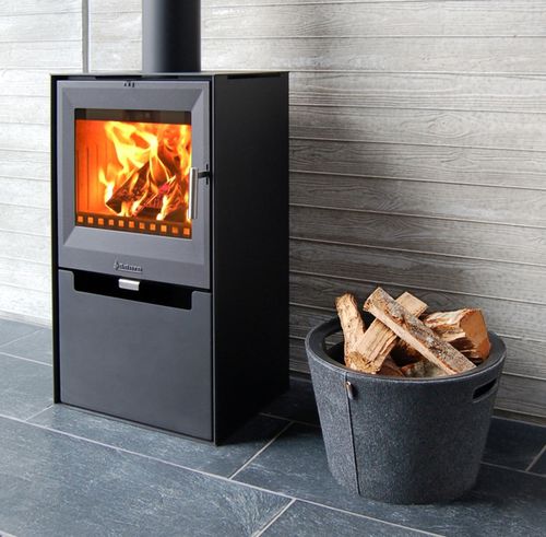 Poêle à bois - 14 - ADURO A/S - 5 kW - 10 kW / contemporain / en acier