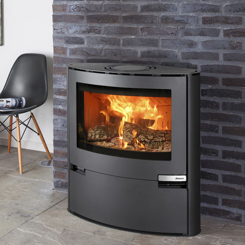Poêle à bois - 15 - ADURO A/S - 5 kW - 10 kW / contemporain / en acier