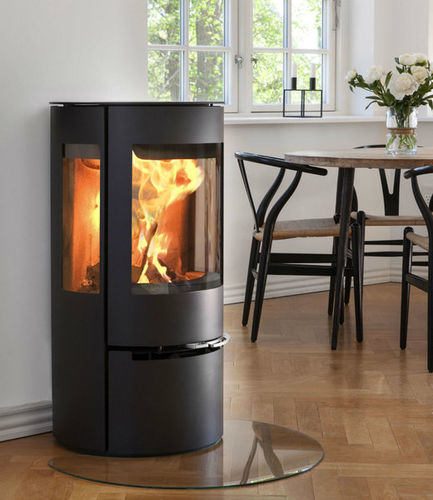 Poêle à bois - 17 - ADURO A/S - 5 kW - 10 kW / à 3 faces / contemporain