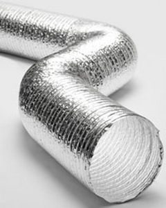Conduit de distribution d'air flexible - ALUAFS FORTE GREEN    - AFS FLEXIBLE DUCT - en aluminium / écolabel Greenguard®