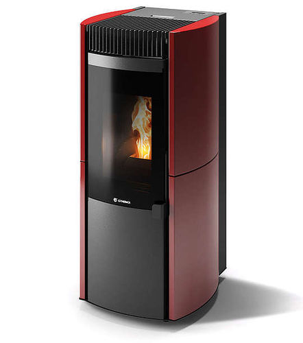 Poêle à granulés - GARDA 9 PLUS - CS THERMOS S.R.L. - à biomasse / 0 - 5 kW / 5 kW - 10 kW