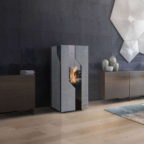 Poêle à granulés - SIRMIONE 9 HERMETIC - CS THERMOS S.R.L. - à biomasse / 0 - 5 kW / 5 kW - 10 kW
