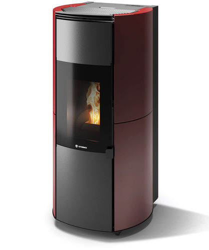 Poêle à granulés - ARIANNA 10 PLUS - CS THERMOS S.R.L. - à biomasse / 0 - 5 kW / 10 kW - 20 kW