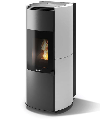 Poêle à granulés - ARIANNA 12 PLUS - CS THERMOS S.R.L. - à biomasse / 0 - 5 kW / 10 kW - 20 kW